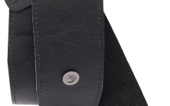 Curea chitară Daddario Comfort Leather Auto Lock Guitar Strap Black