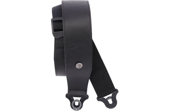 Curea chitară Daddario Comfort Leather Auto Lock Guitar Strap Black