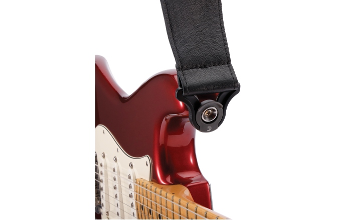 Curea chitară Daddario Comfort Leather Auto Lock Guitar Strap Black