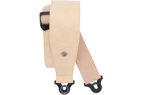 Comfort Leather Auto Lock Guitar Strap Tan