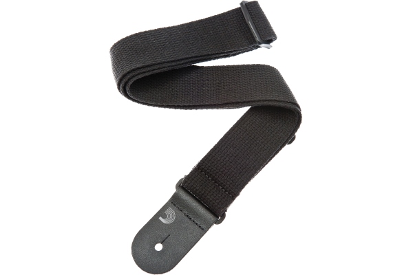 Cotton Guitar Strap Black
