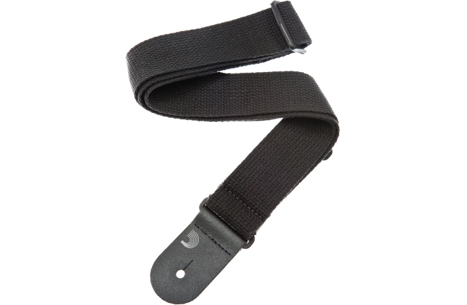 Curea chitară Daddario Cotton Guitar Strap Black