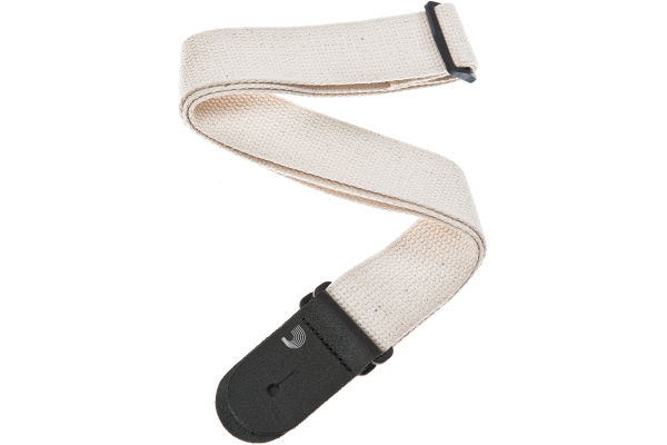 Cotton Guitar Strap Natural