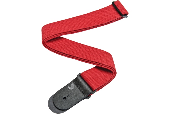 Cotton Guitar Strap Red