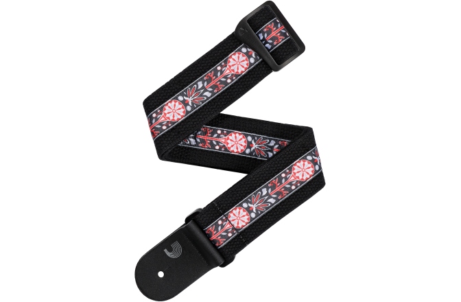 Curea chitară Daddario Deluxe Cotton Guitar Strap Black