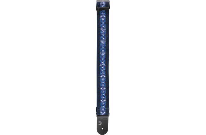 Curea chitară Daddario Deluxe Cotton Guitar Strap Blue