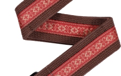 Curea chitară Daddario Deluxe Cotton Guitar Strap Brown