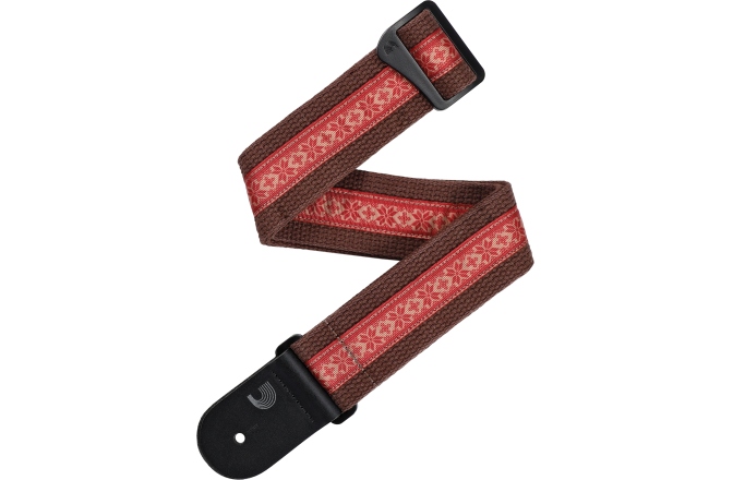 Curea chitară Daddario Deluxe Cotton Guitar Strap Brown