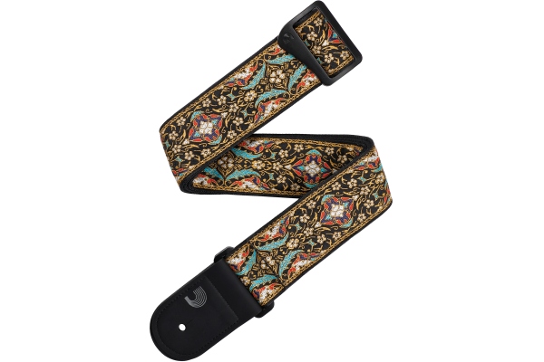 Eco Persian Woven Guitar Strap Black