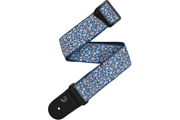 Eco Persian Woven Guitar Strap Blue