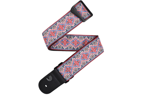Eco Persian Woven Guitar Strap White