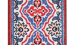 Curea chitară Daddario Eco Persian Woven Guitar Strap White