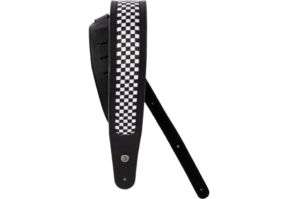 Hybrid Leather Guitar Strap Checkered Hybrid Leather Guitar Strap Checkered