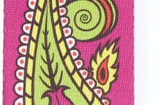 Curea chitară Daddario Joe Satriani Guitar Strap Paisley Purple