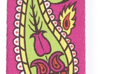 Curea chitară Daddario Joe Satriani Guitar Strap Paisley Purple