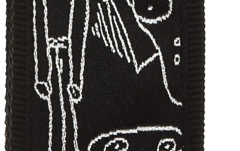 Curea chitară Daddario Joe Satriani Guitar Strap Silver Sketches