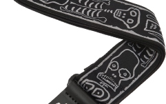 Curea chitară Daddario Joe Satriani Guitar Strap Skull n' Bones