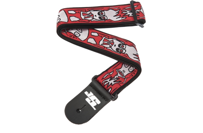 Curea chitară Daddario  Joe Satriani Guitar Strap Up in Flames