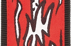 Curea chitară Daddario  Joe Satriani Guitar Strap Up in Flames