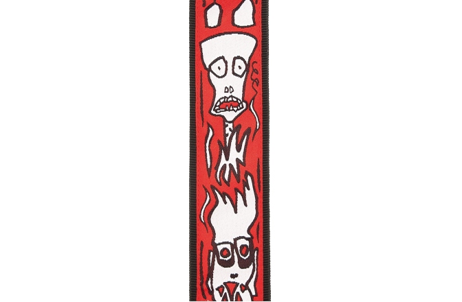 Curea chitară Daddario  Joe Satriani Guitar Strap Up in Flames