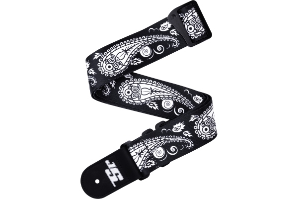Joe Satriani Swivel Guitar Strap Black Paisley Joe Satriani Swivel Guitar Strap Black Paisley