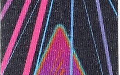 Curea Chitară Daddario Outrun Polyester Guitar Strap Neon Stars