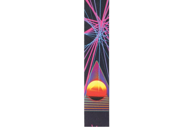 Curea Chitară Daddario Outrun Polyester Guitar Strap Neon Stars