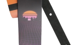 Curea chitară Daddario Outrun Printed Leather Guitar Strap Power Grid