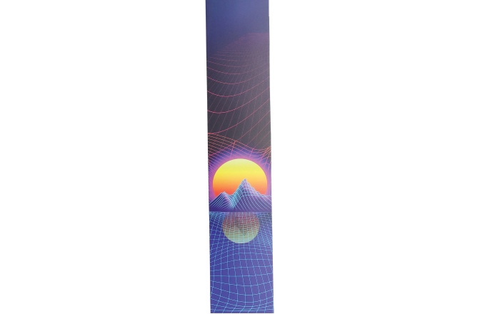 Curea chitară Daddario Outrun Printed Leather Guitar Strap Sunset