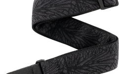Curea chitară Daddario Pad Lock Woven Guitar Strap Lightning Black Tubular