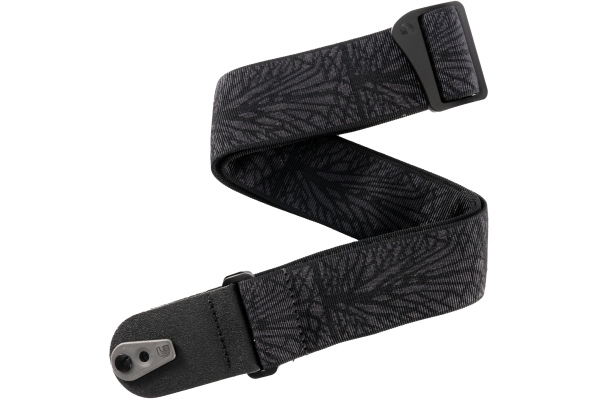 Pad Lock Woven Guitar Strap Lightning Black Tubular Pad Lock Woven Guitar Strap Lightning Black Tubular