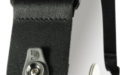 Curea chitară Daddario Pad Lock Woven Guitar Strap Lightning Black Tubular