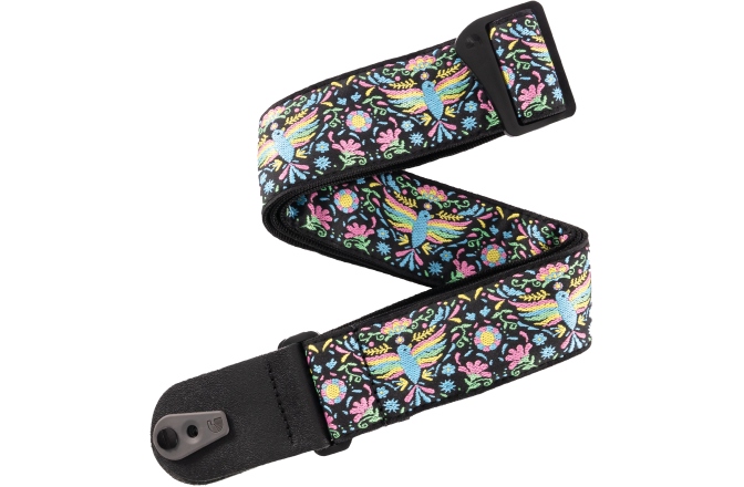 Curea chitară Daddario Pad Lock Woven Guitar Strap Phoenix Dream