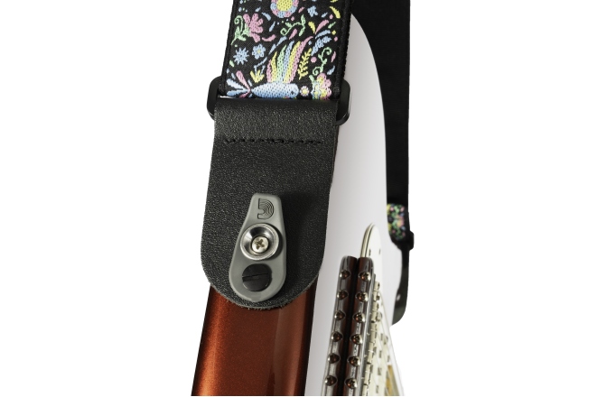 Curea chitară Daddario Pad Lock Woven Guitar Strap Phoenix Dream