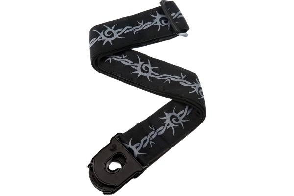 Planet Lock Guitar Strap Barbed Wire Planet Lock Guitar Strap Barbed Wire