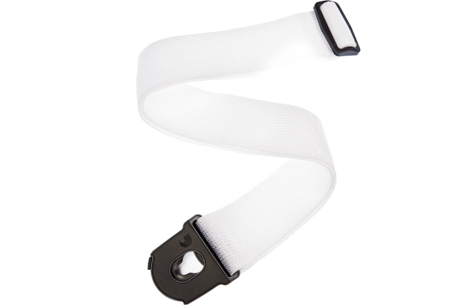 Curea Chitară Daddario Planet Lock Guitar Strap Polypropylene White