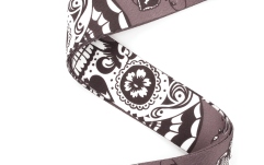 Curea chitară Daddario Polyester Guitar Straps Sugar Skulls Black