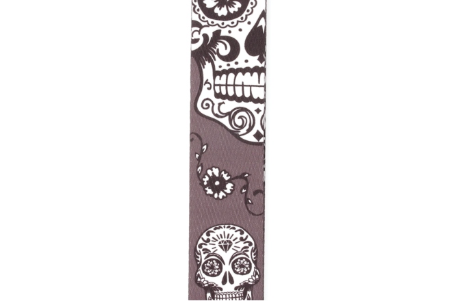 Curea chitară Daddario Polyester Guitar Straps Sugar Skulls Black