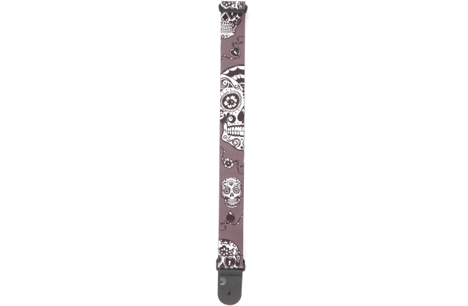 Curea chitară Daddario Polyester Guitar Straps Sugar Skulls Black