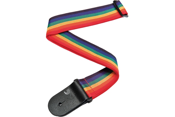 Polypro Guitar Strap Rainbow
