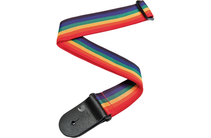Curea chitară Daddario Polypro Guitar Strap Rainbow