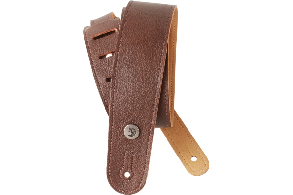 Slim Garment Leather Guitar Strap Brown Slim Garment Leather Guitar Strap Brown
