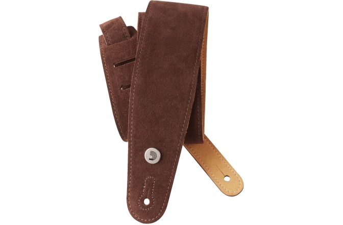 Curea chitară Daddario Suede Guitar Strap Cognac