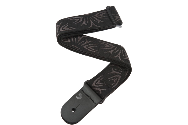 Woven Guitar Strap Black/Grey Tattoo Woven Guitar Strap Black/Grey Tattoo