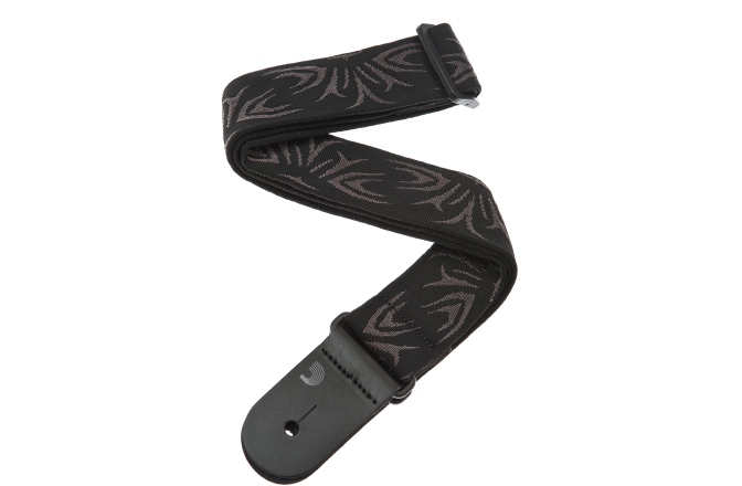 Curea chitară Daddario Woven Guitar Strap Black/Grey Tattoo