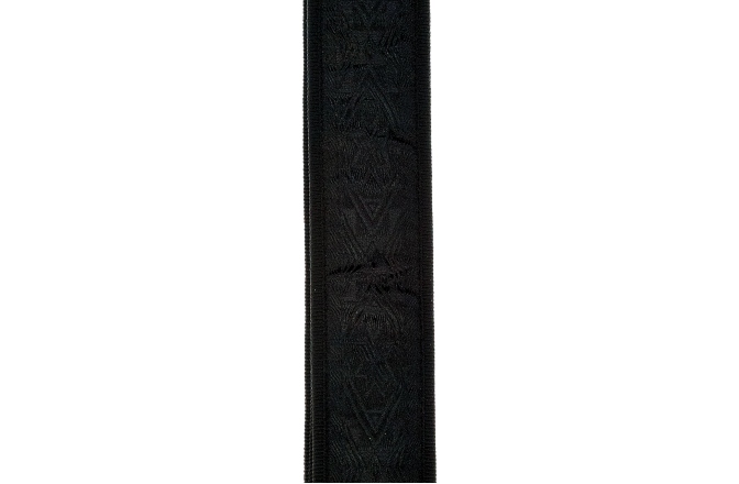 Curea chitară Daddario Woven Guitar Strap Black Satin