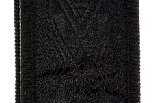 Curea chitară Daddario Woven Guitar Strap Black Satin