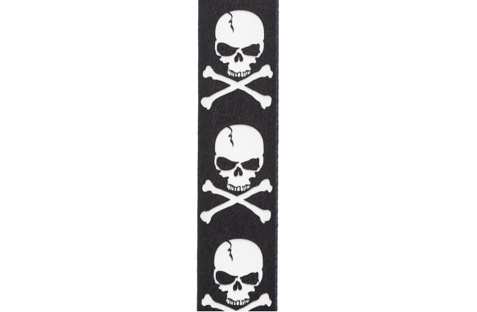Curea chitară Daddario Woven Guitar Strap Cross Bone Skull