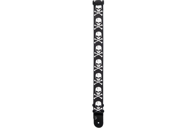 Curea chitară Daddario Woven Guitar Strap Cross Bone Skull
