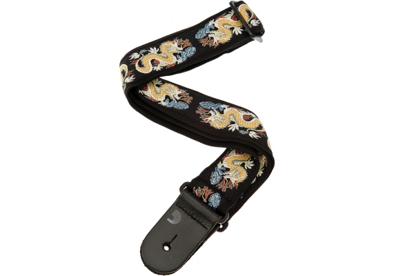 Woven Guitar Strap Dragon Woven Guitar Strap Dragon